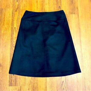NWOT Black Wool Blend Mini Skirt